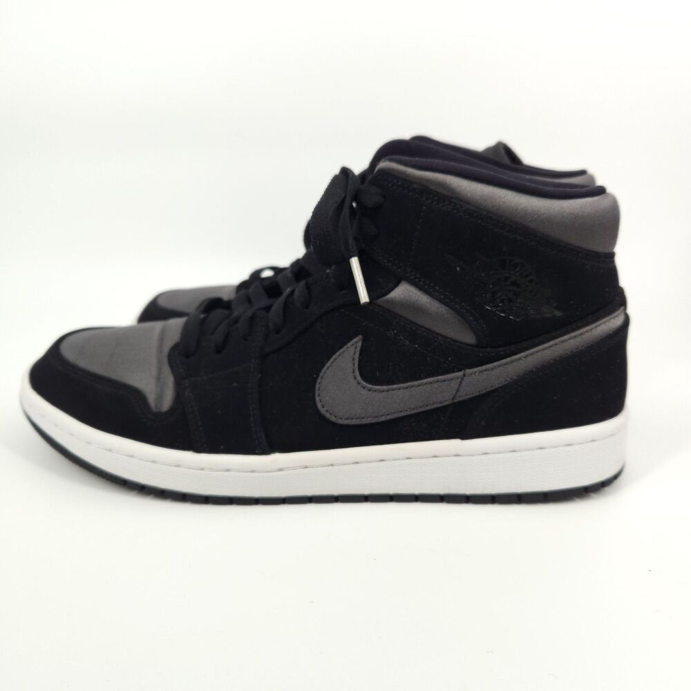 Nike Air Jordan 1 Mid SE Shoes Mens Size 11 Gray Running Basketball - Picture 3 of 11